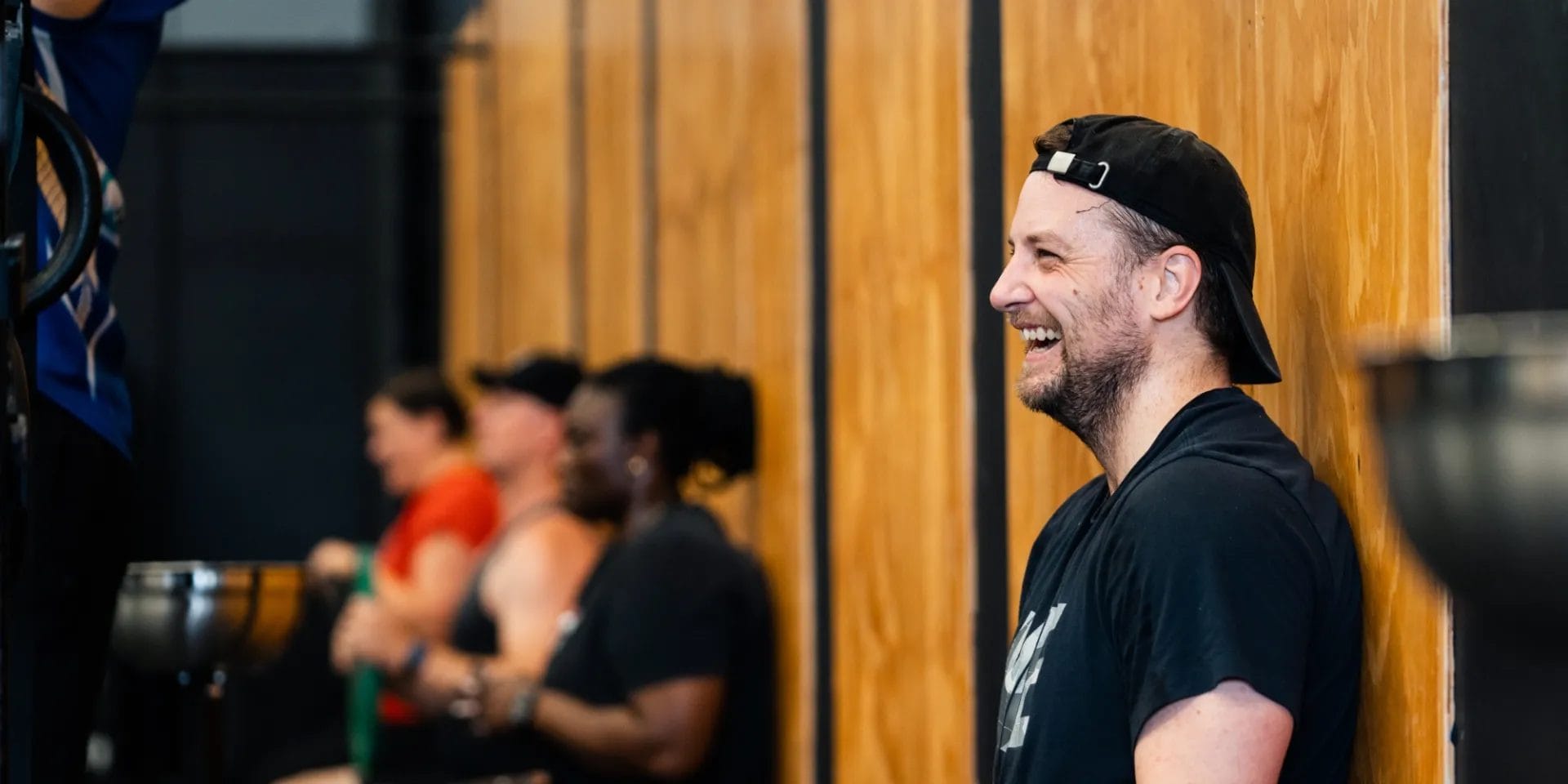 Smiling guy at the gym
